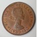 AUSTRALIA 1958 . ONE 1 PENNY . ERROR . CLIPPED PLANCHET